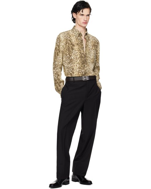 Tom Ford メンズ ブラック Elkan レザー チェルシーブーツ【公式通販】