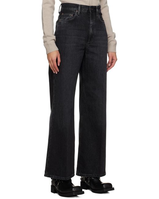 Acne Black Relaxed-fit Jeans