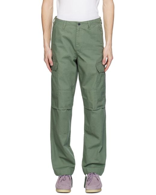 Carhartt Green Regular Cargo Pants for men