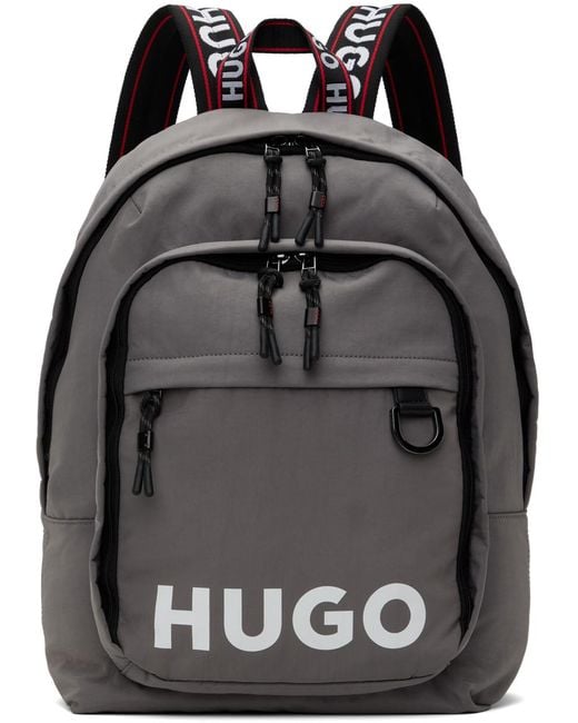 Branded black backpack hotsell