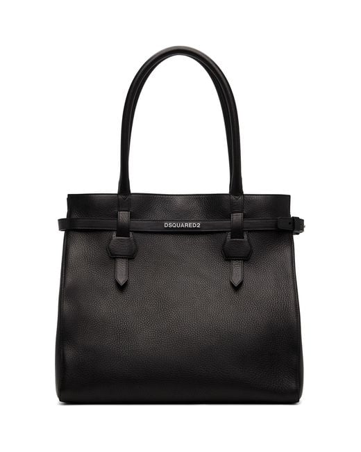 DSquared² Black Twin Shopping Tote for men