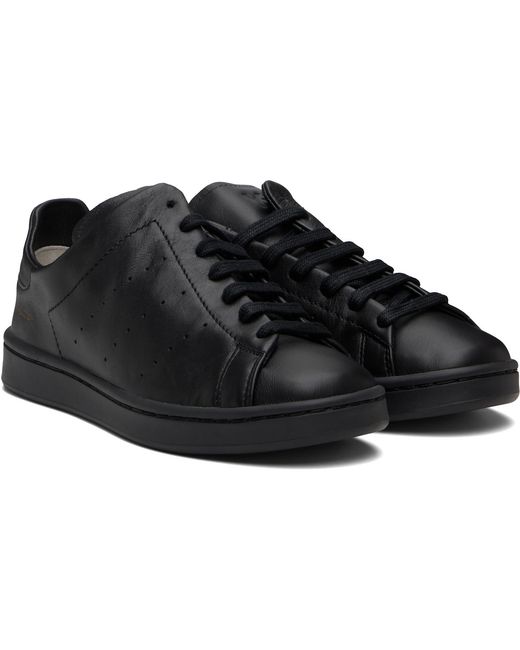 Y-3 Black Diagonal Stan Smith Sneakers for men