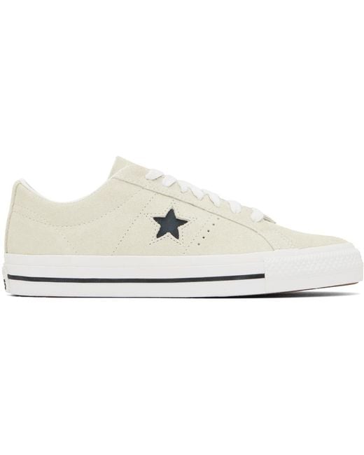 Converse Off Cons One Star Pro Suede Low Top Sneakers in Black for Men Lyst UK