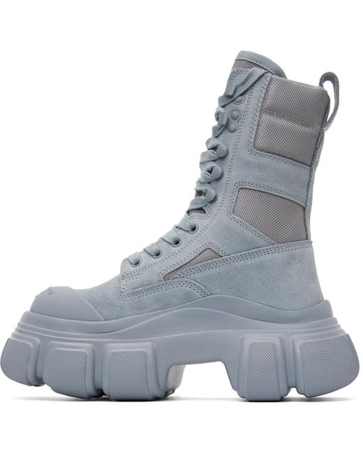 Gray hotsell combat boots