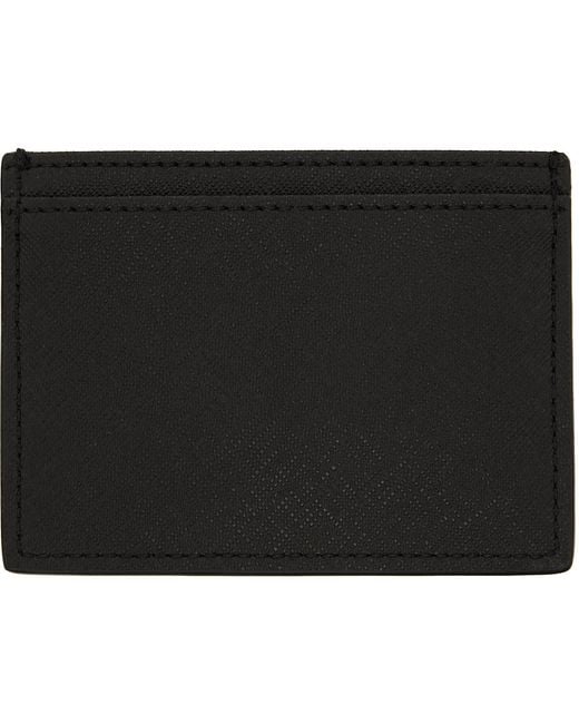 Vivienne Westwood Black Flat Card Holder for men
