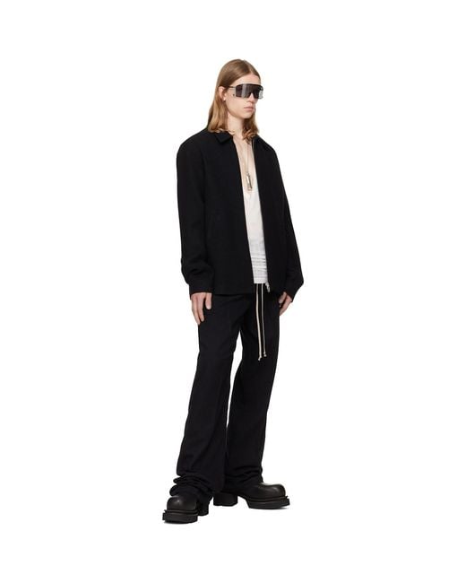 Rick Owens Black Tower Brad Jacket for men
