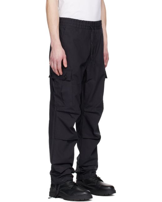 HUGO Black Regular-fit Cargo Pants for men