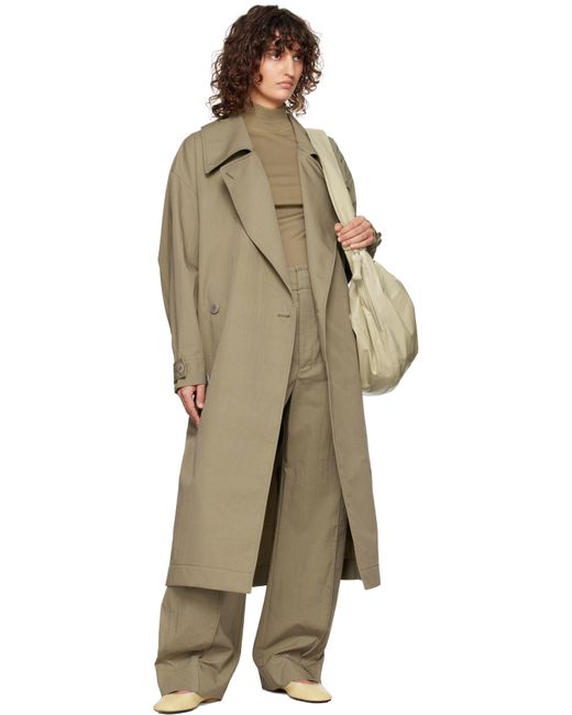 LEMAIRE スクエアフラットバレエシューズ LEMAIRE スクエアトゥ フラットシューズ | ブラウン | FARFETCH JP