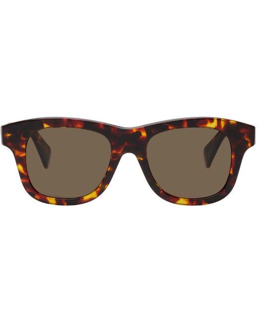 KENZO Black Tortoiseshell Square Sunglasses for men