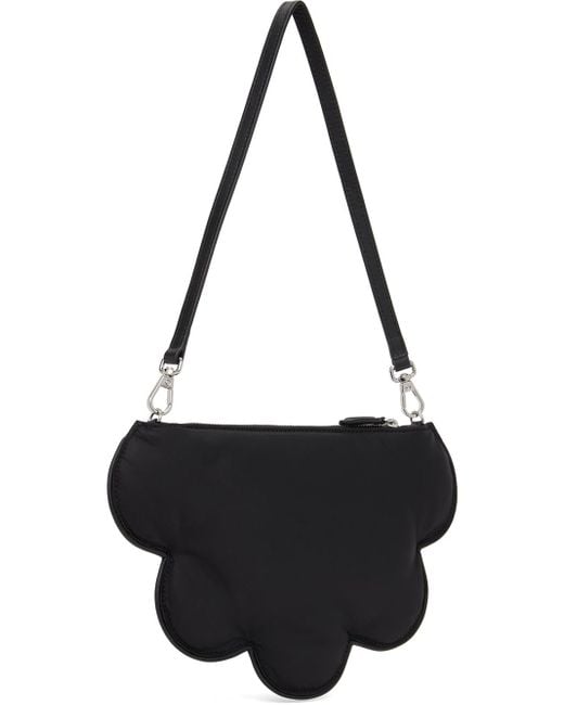 Simone Rocha Black Daisy Shoulder Bag