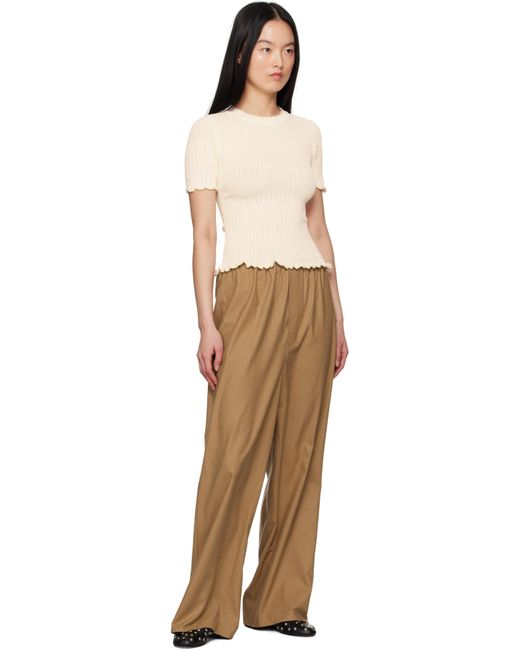 T-Shirt Abby Sea en coloris Natural