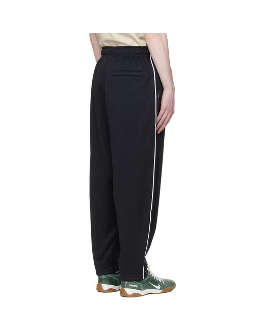 Nike Black Oversized Knit Tracksuit Pants for men