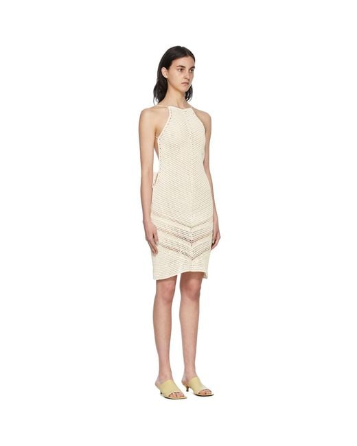 Bottega Veneta Black Cotton Mini Dress