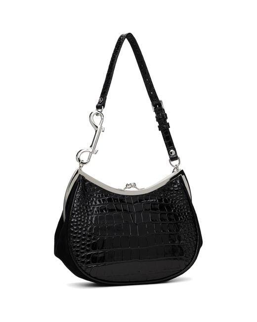 Vivienne Westwood Black Charm Frame Purse for men