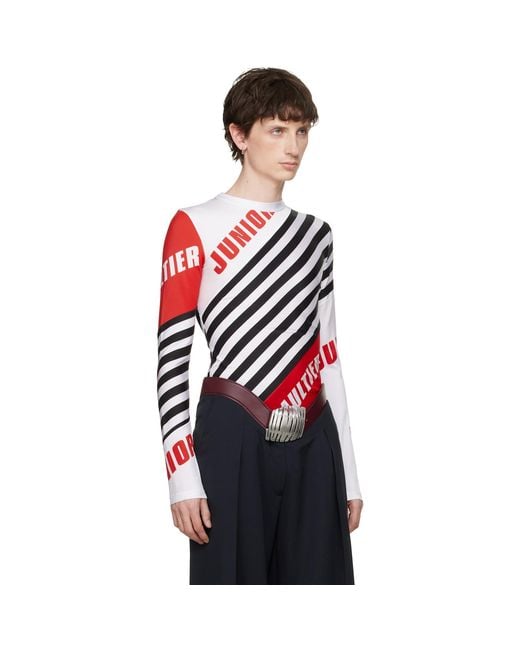 Jean Paul Gaultier Red 'The Junior Gaultier' Top for men