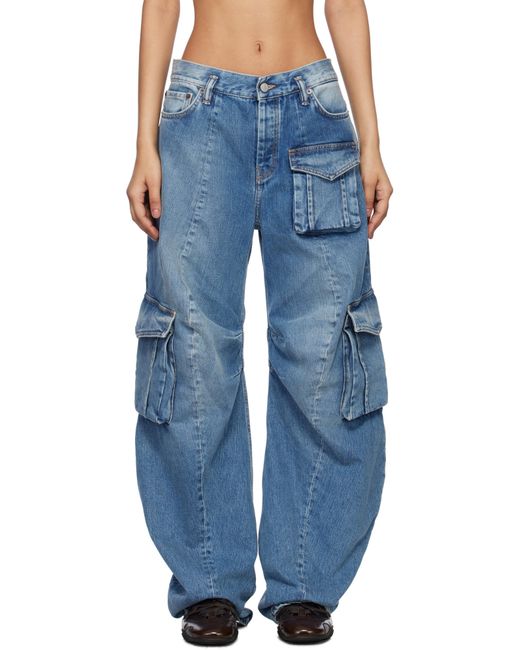 Acne Blue Cargo Jeans