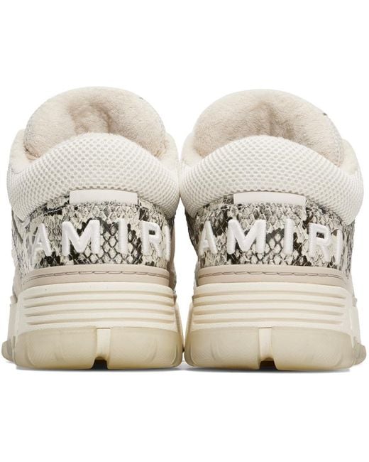 Amiri Off- Snake Ma-1 Sneakers in Black for Men | Lyst
