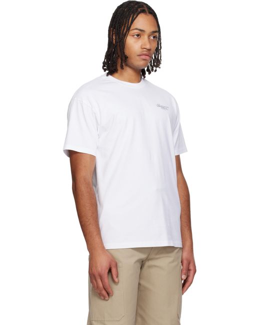 T-Shirt Blanc À Logos Imprimés Givenchy pour homme en coloris White