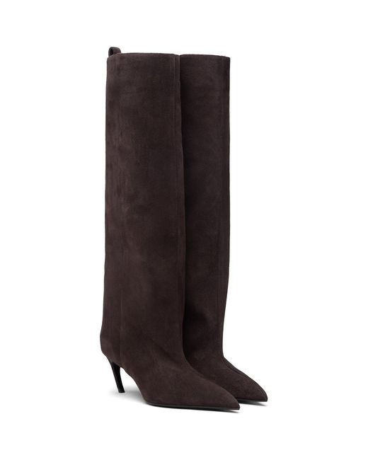 The Attico Black Lea Tall Boots