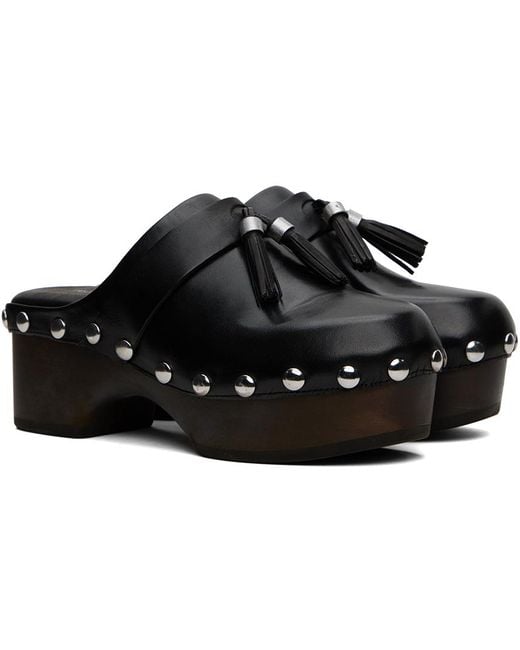 Rag & Bone Black Johannes Clogs