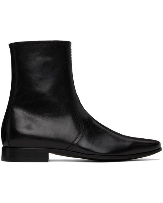 Pierre Hardy Black 400 Leather Chelsea Boots for men