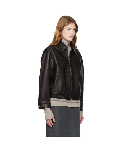 DUNST Black Drizzler Leather Jacket
