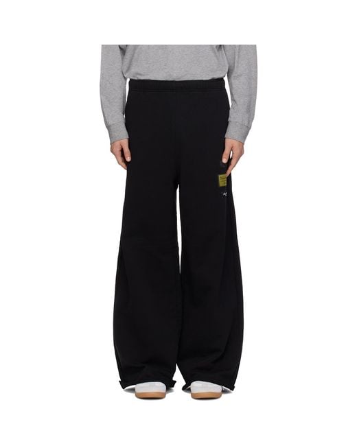MM6 by Maison Margiela Black Label Patch Sweatpants for men