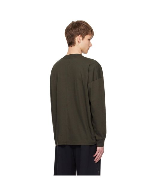 The Row Black Drago Long Sleeve T-Shirt for men