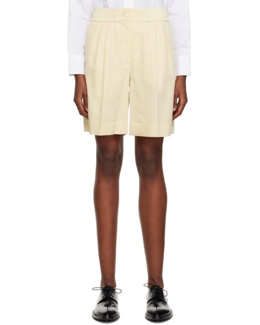 Joseph Natural Off-white Taymount Shorts