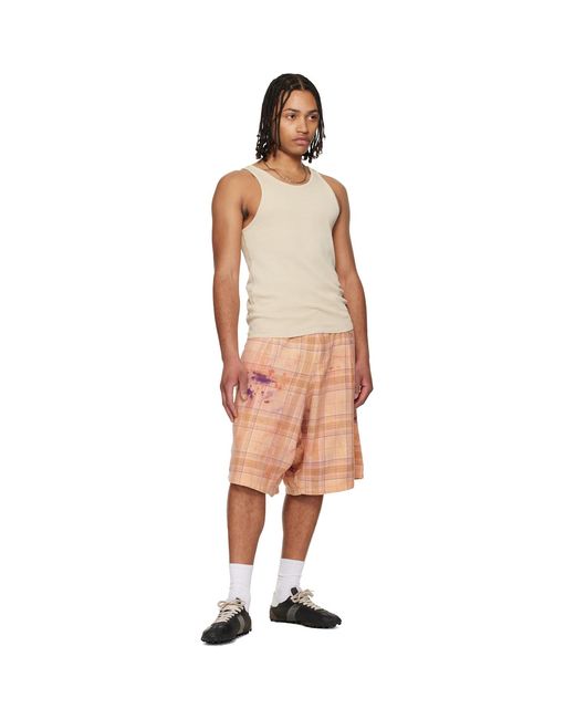 R13 Natural Jesse Carpenter Shorts for men