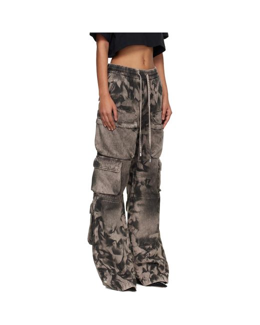 Amiri Black Washed Cargo Jeans