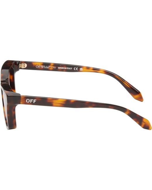 Off-White c/o Virgil Abloh Brown Katy Sunglasses for men