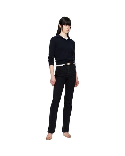 Khaite Black Danielle Jeans