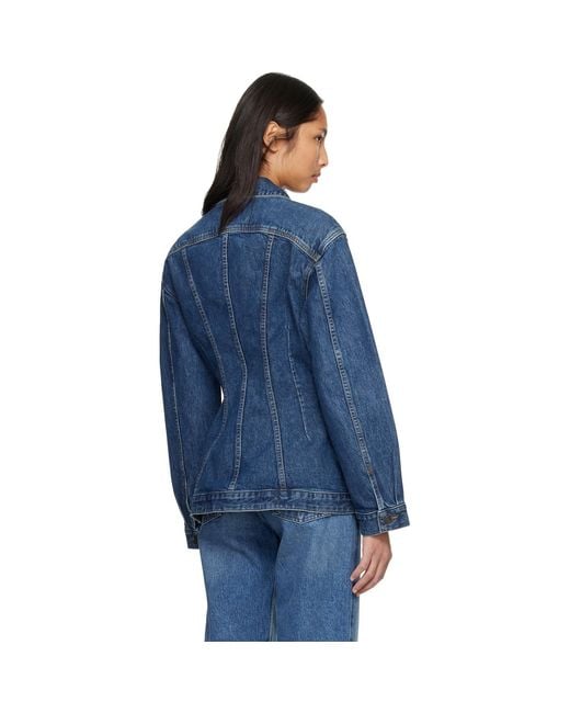 Agolde Blue Myra Denim Jacket