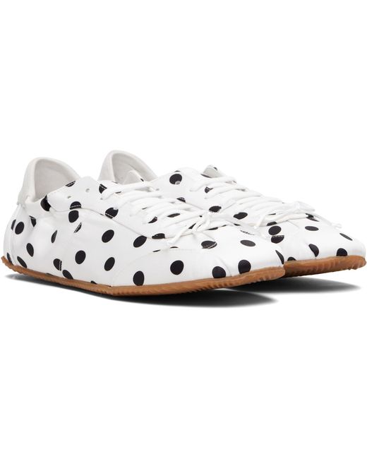 Abra Black Dots Ballerina Sneakers for men