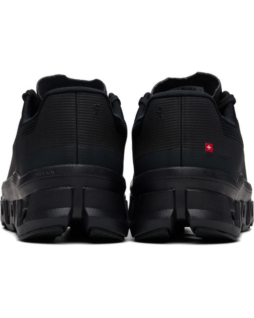 On Shoes Black Clounmster Void Sneakers for men