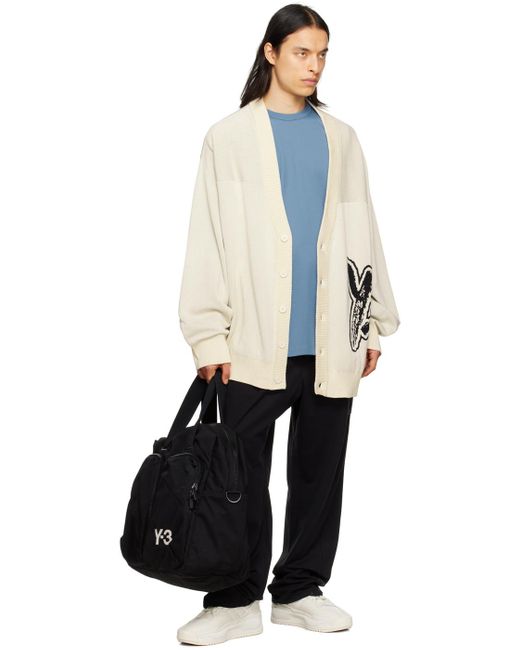Y-3 Off-white Loose Cardigan for men