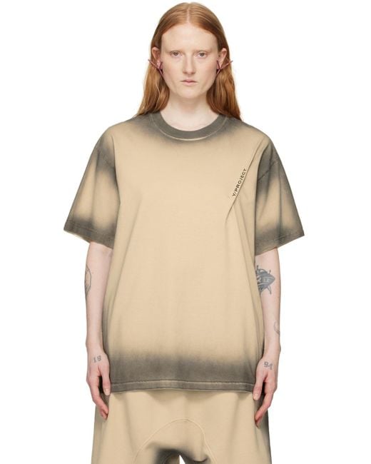 Y. Project Natural Pinched T-Shirt