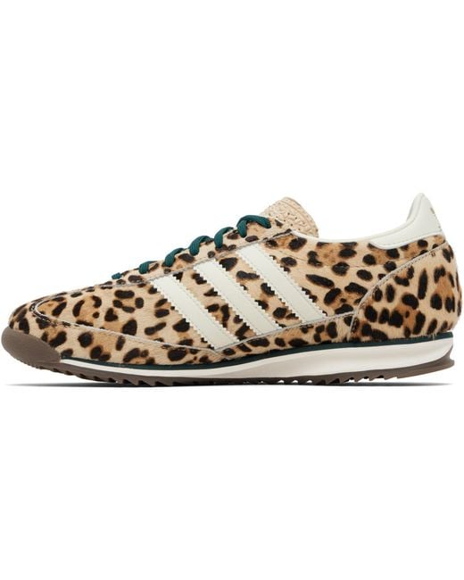 Adidas Originals Black Tan Sl 72 Og Sneakers for men