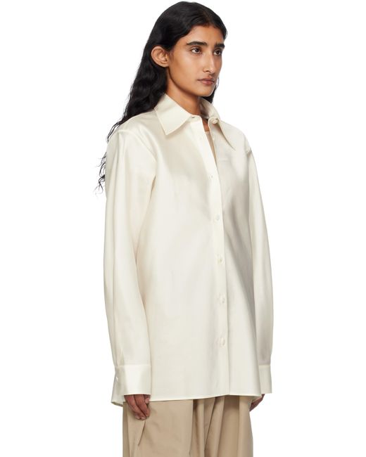 Chemise Perle Blanc Cassé GIA STUDIOS en coloris White