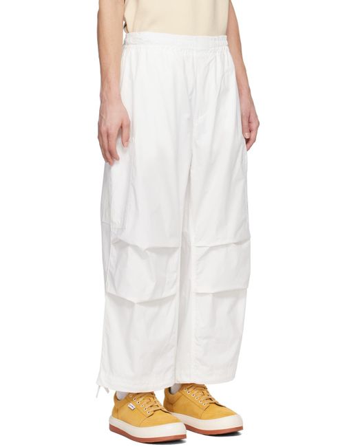 Pantalon cargo blanc à cordons coulissants Sunnei pour homme en coloris White