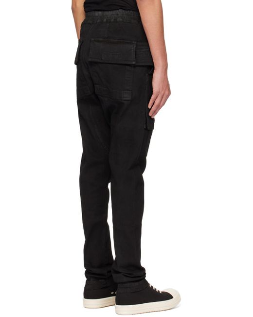 Pantalon cargo creatch noir en denim Rick Owens pour homme en coloris Black