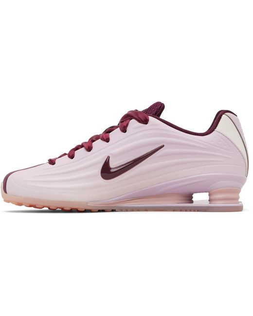 Nike Black Burgundy Shox Z Se Sneakers