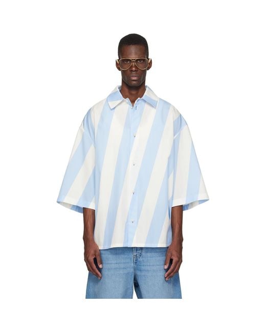 Jacquemus White Off- 'The Triangle' Shirt for men