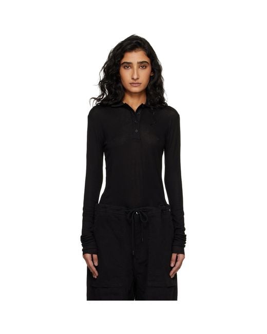 Entire studios Black Ls Polo