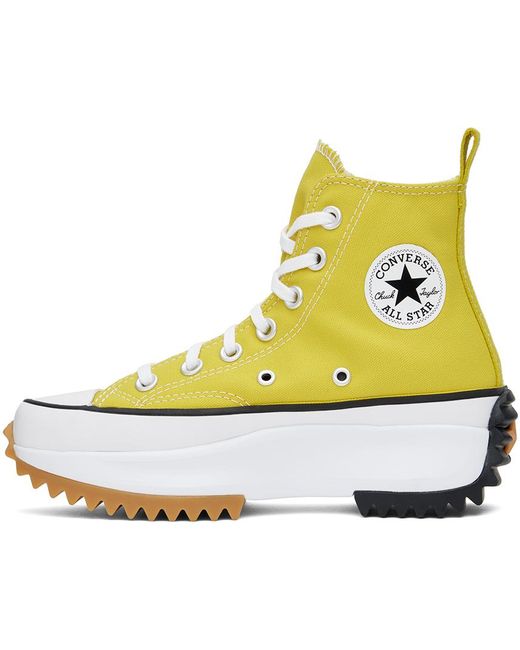 Converse Yellow Run Star Hike Sneakers