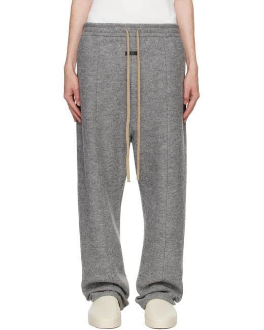 Fear Of God Boiled Wool Forum Lounge Pants in Gray for Men | Lyst