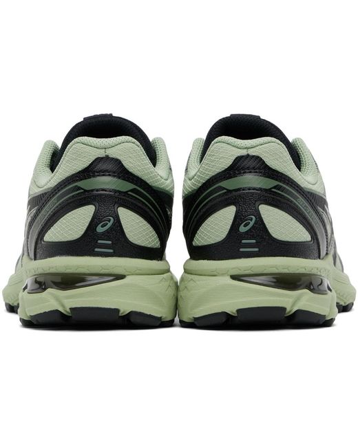 Asics Black & Green Gel-terrain Sneakers