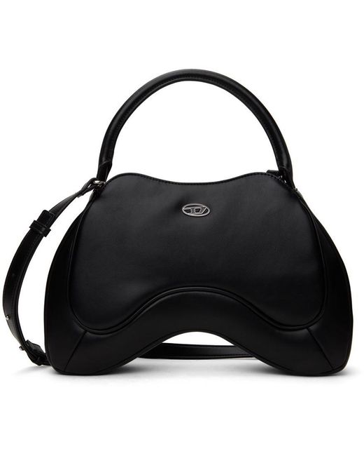 DIESEL Black Play Top Handle Bag | Lyst