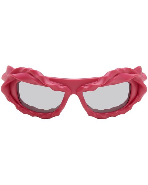 OTTOLINGER Pink Twisted Sunglasses (Neon)